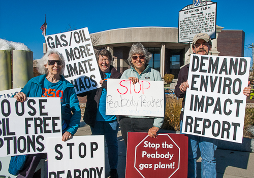 Demonstrators from the north shore and central mass gather at courthouse.