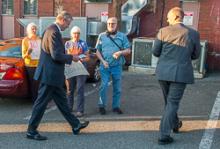 Breathe Clean North Shore Meets Governor Baker at Kitchen Door